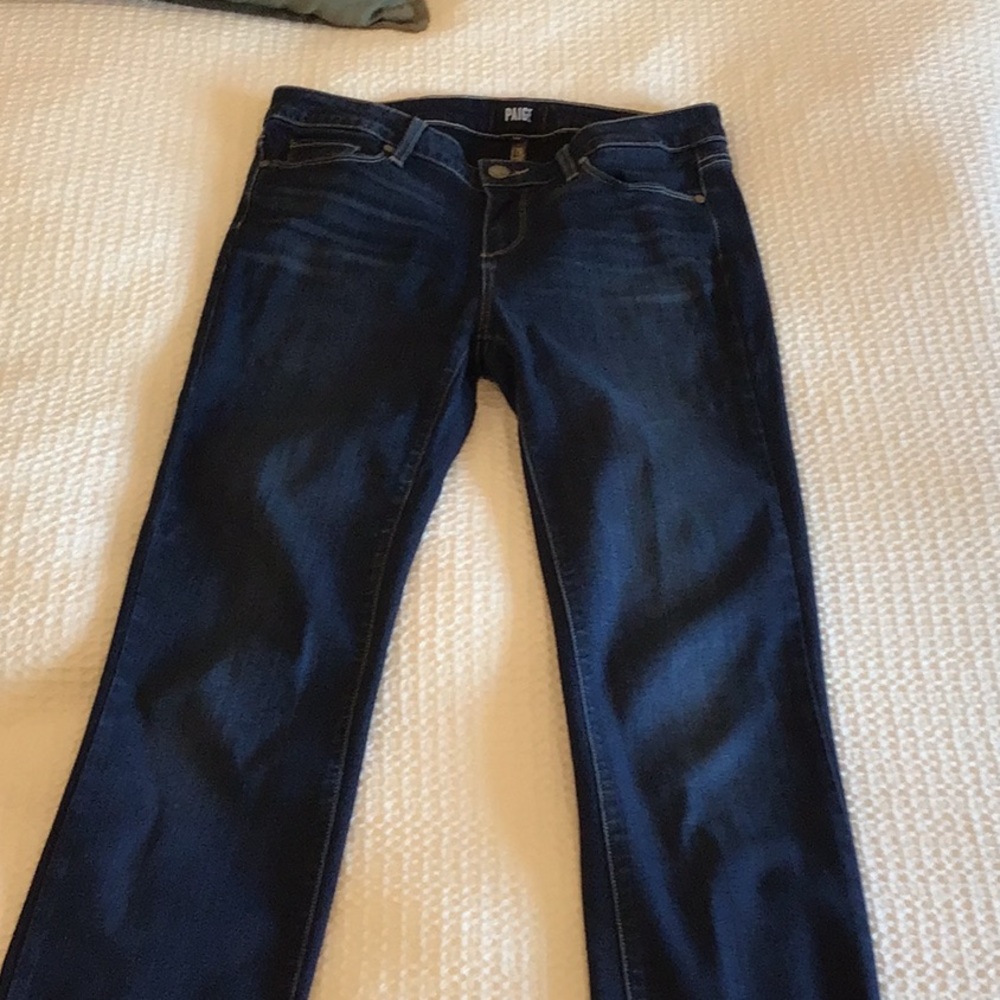 WOMEN”S PAIGE SKYLINE STRAIGHT JEANS SZ 29